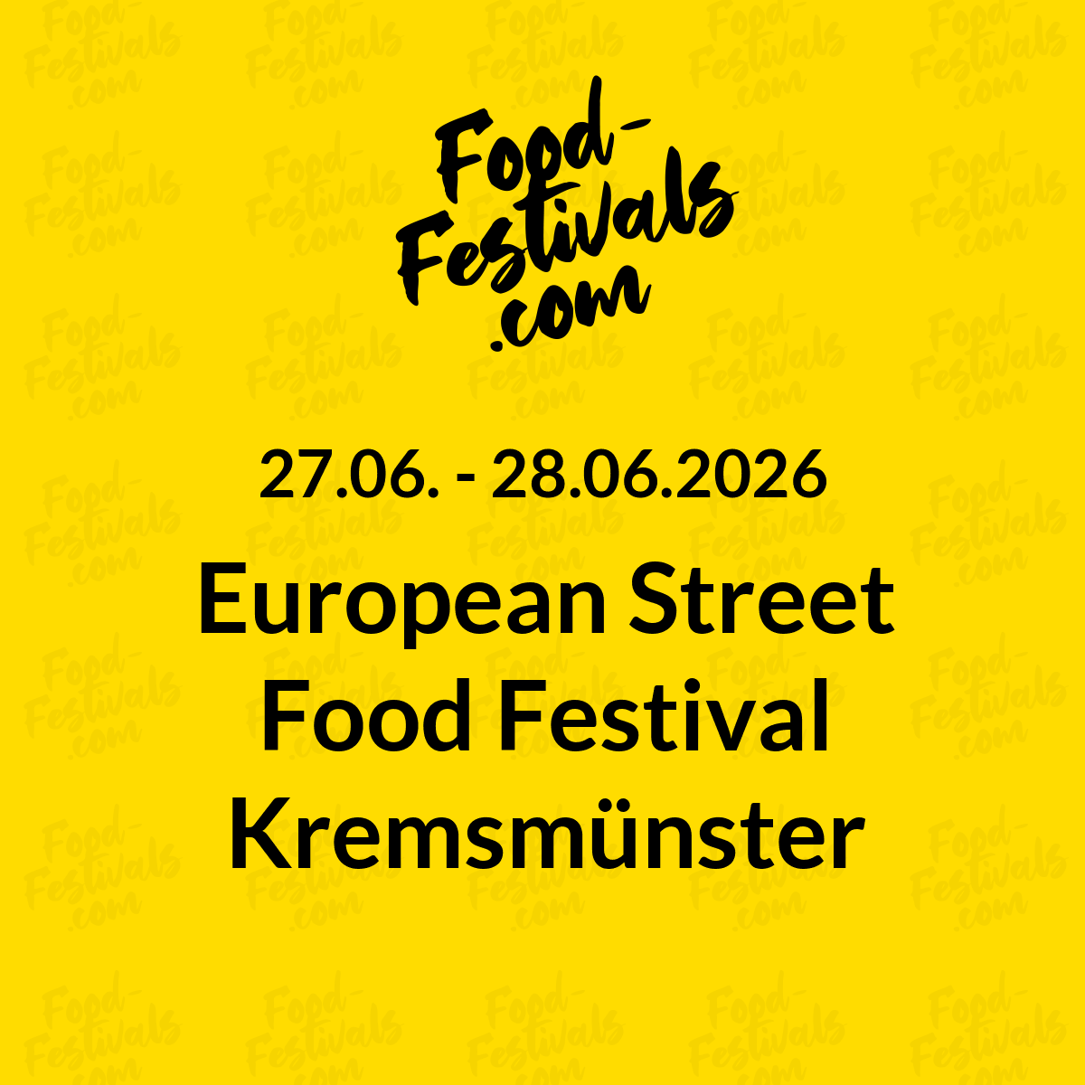 European Street Food Festival Kremsmünster