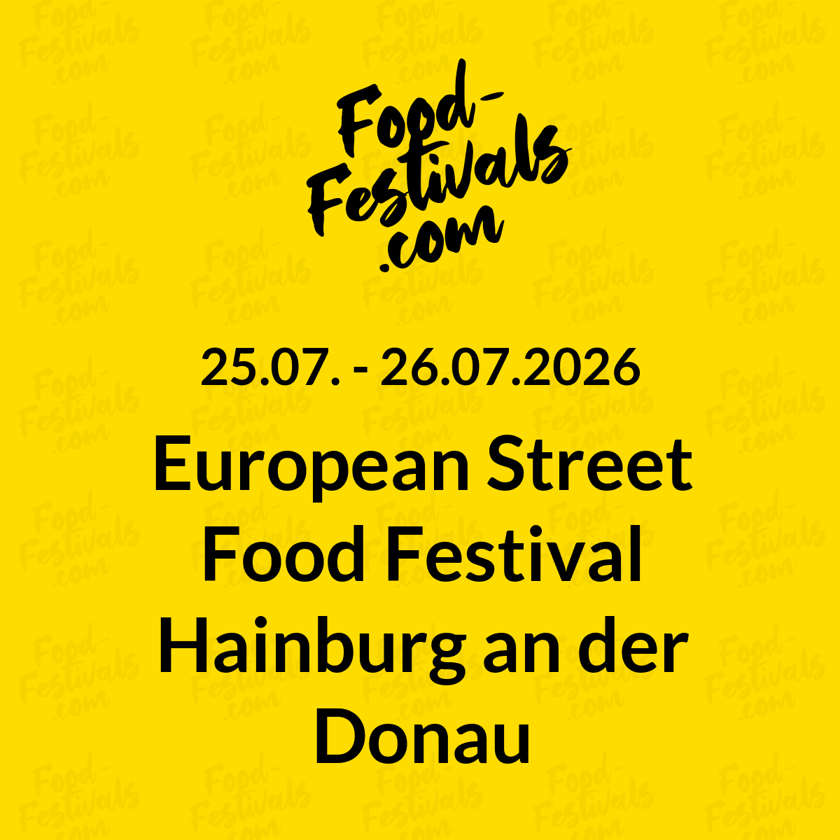 European Street Food Festival Hainburg an der Donau