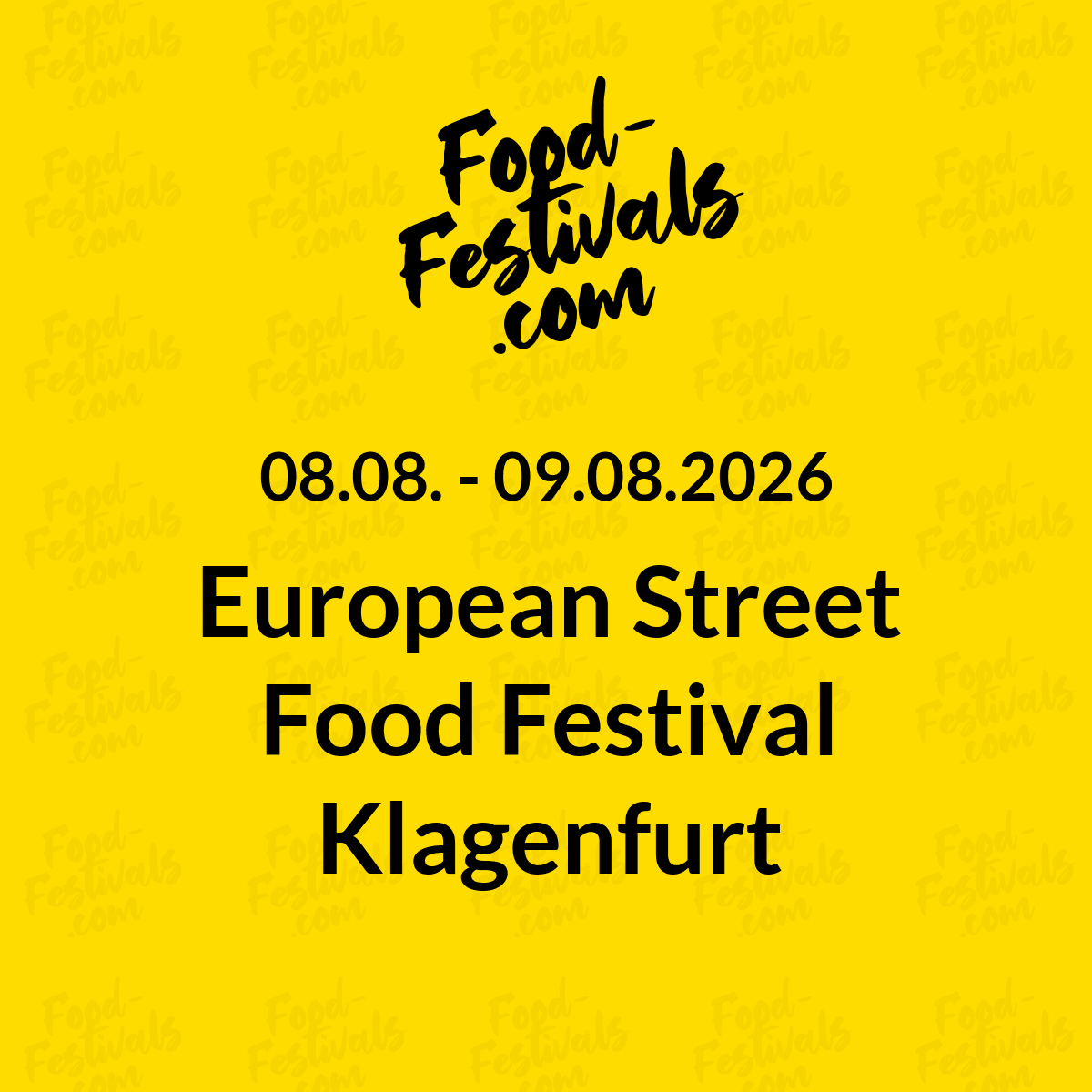 European Street Food Festival Klagenfurt