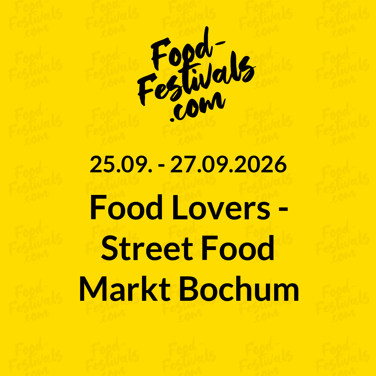 Food Lovers - Street Food Markt Bochum