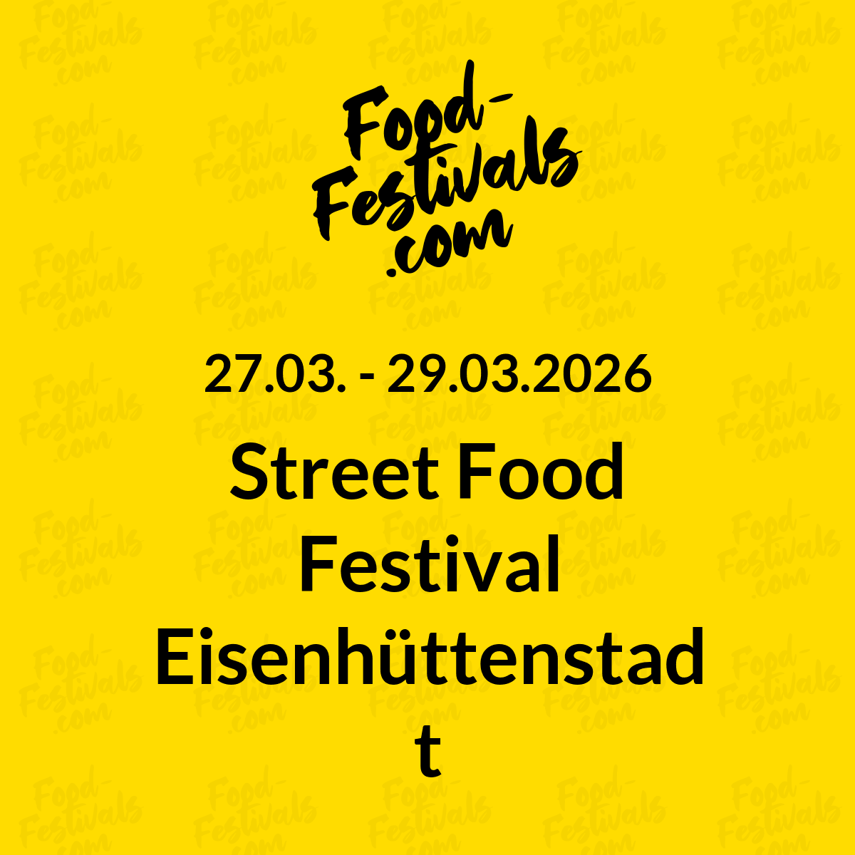 Street Food Festival Eisenhüttenstadt