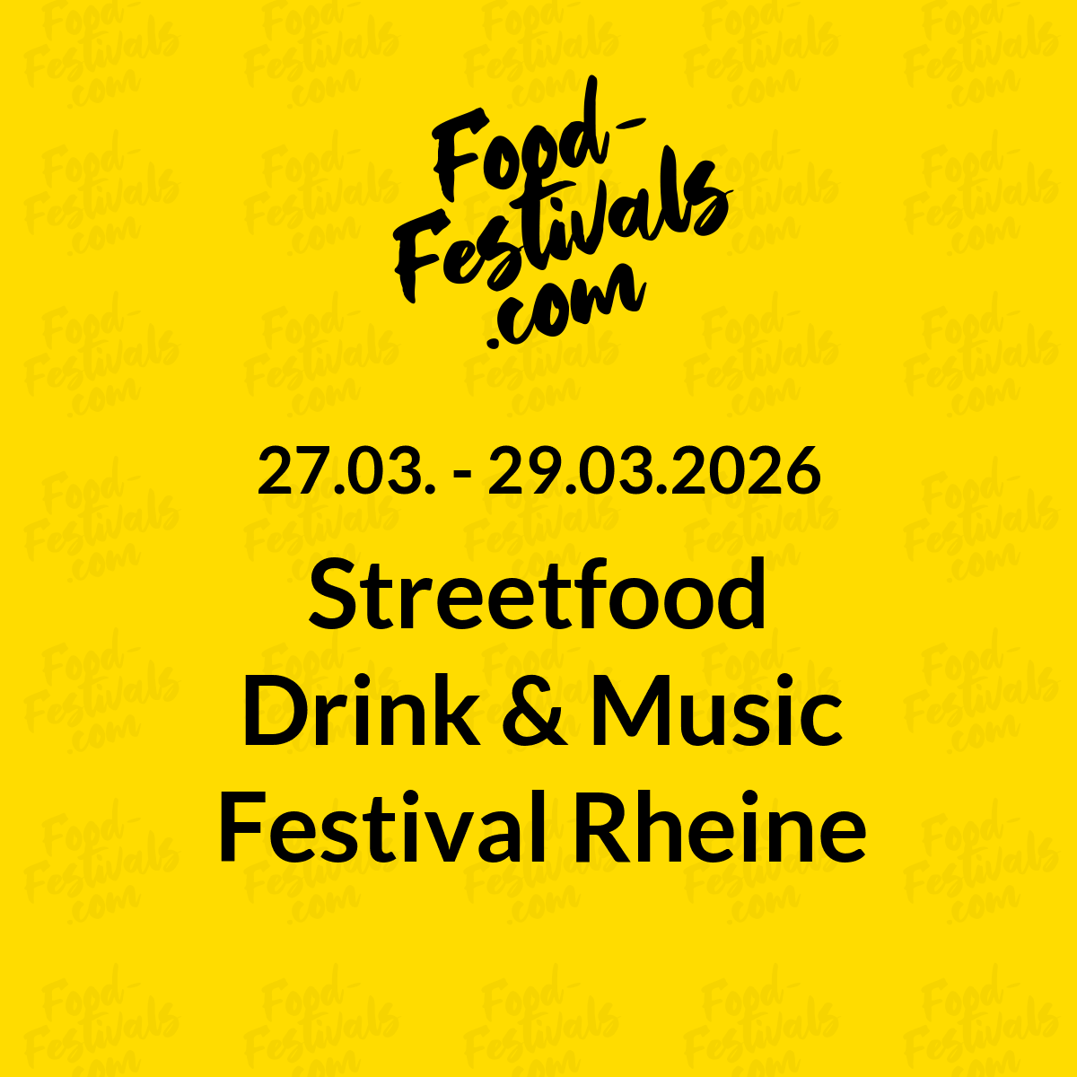 Streetfood Drink & Music Festival Rheine