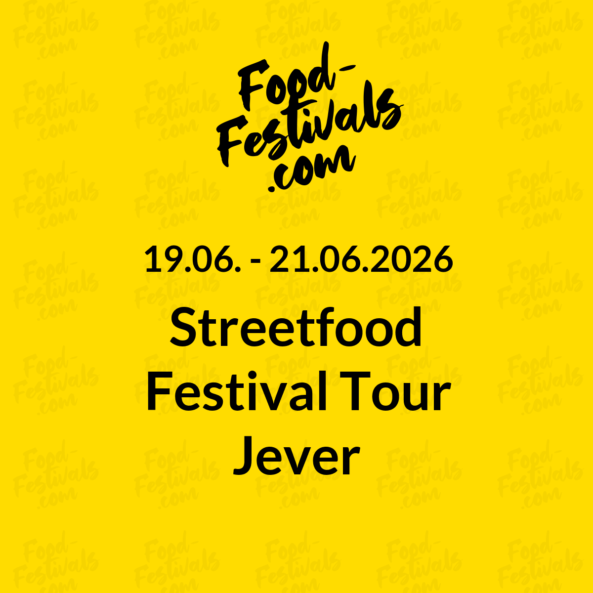 Streetfood Festival Tour Jever