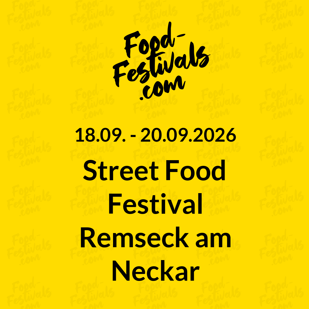 Street Food Festival Remseck am Neckar