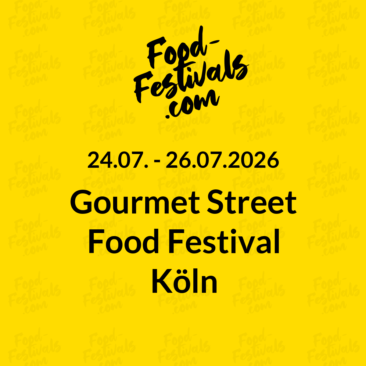 Gourmet Street Food Festival Köln