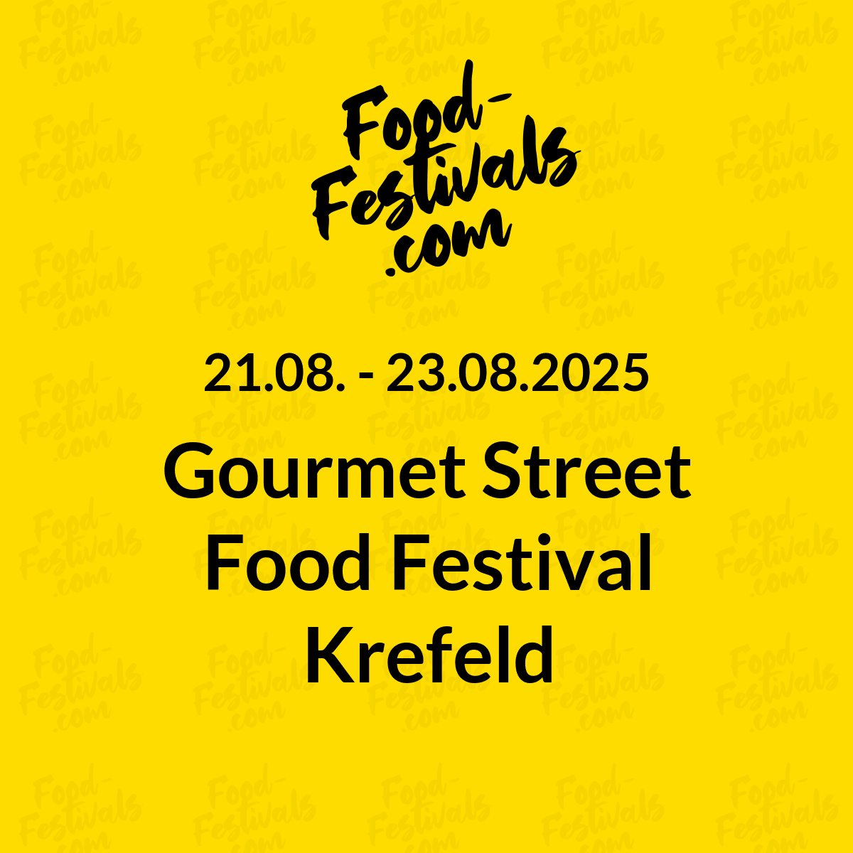 Gourmet Street Food Festival Krefeld