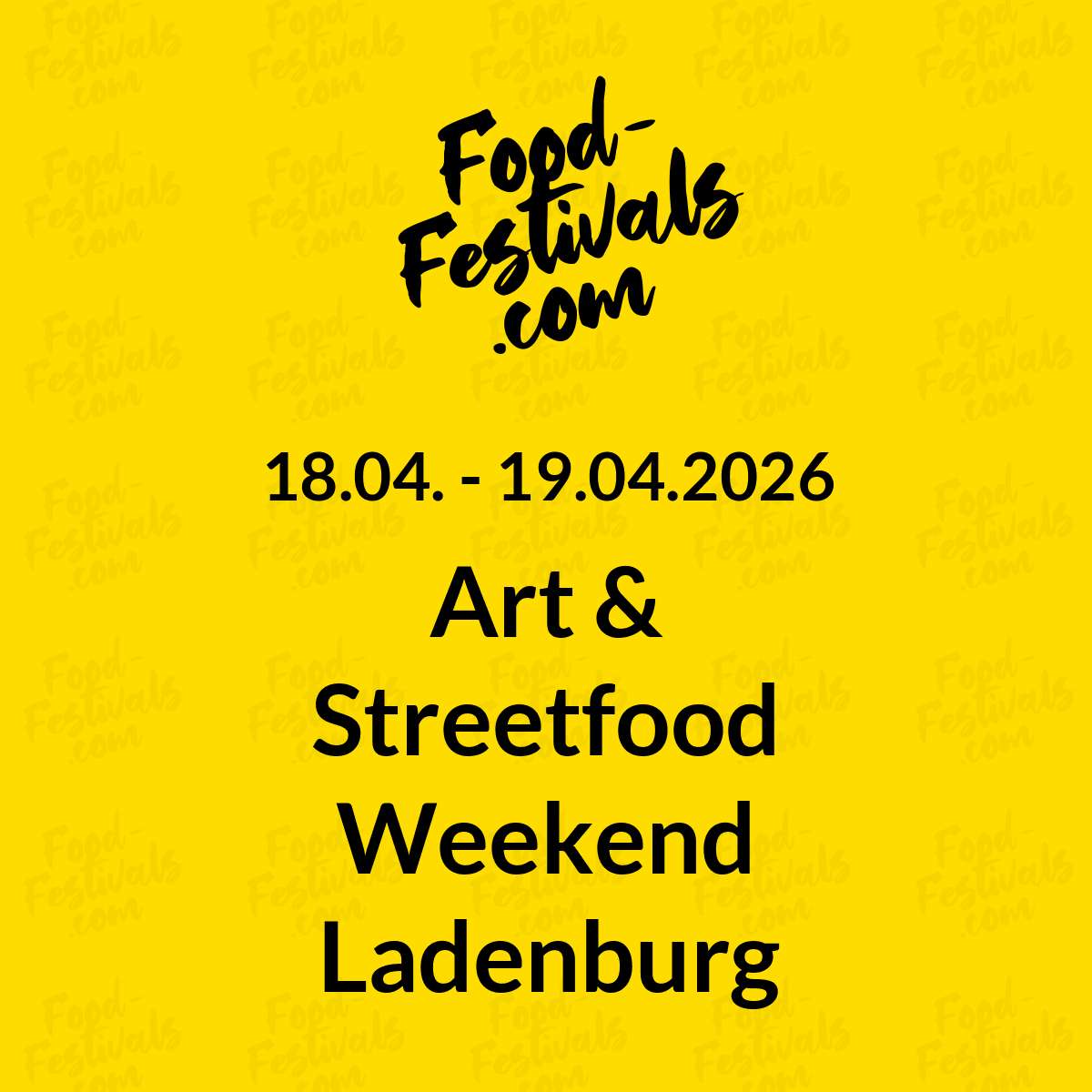 Art & Streetfood Weekend Ladenburg