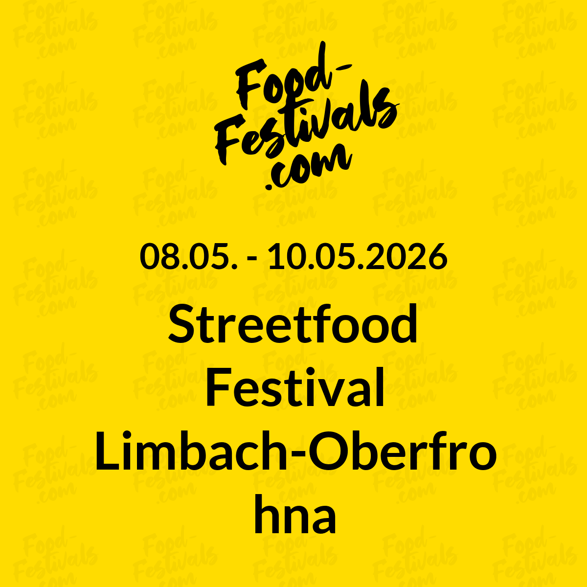 Streetfood Festival Limbach-Oberfrohna