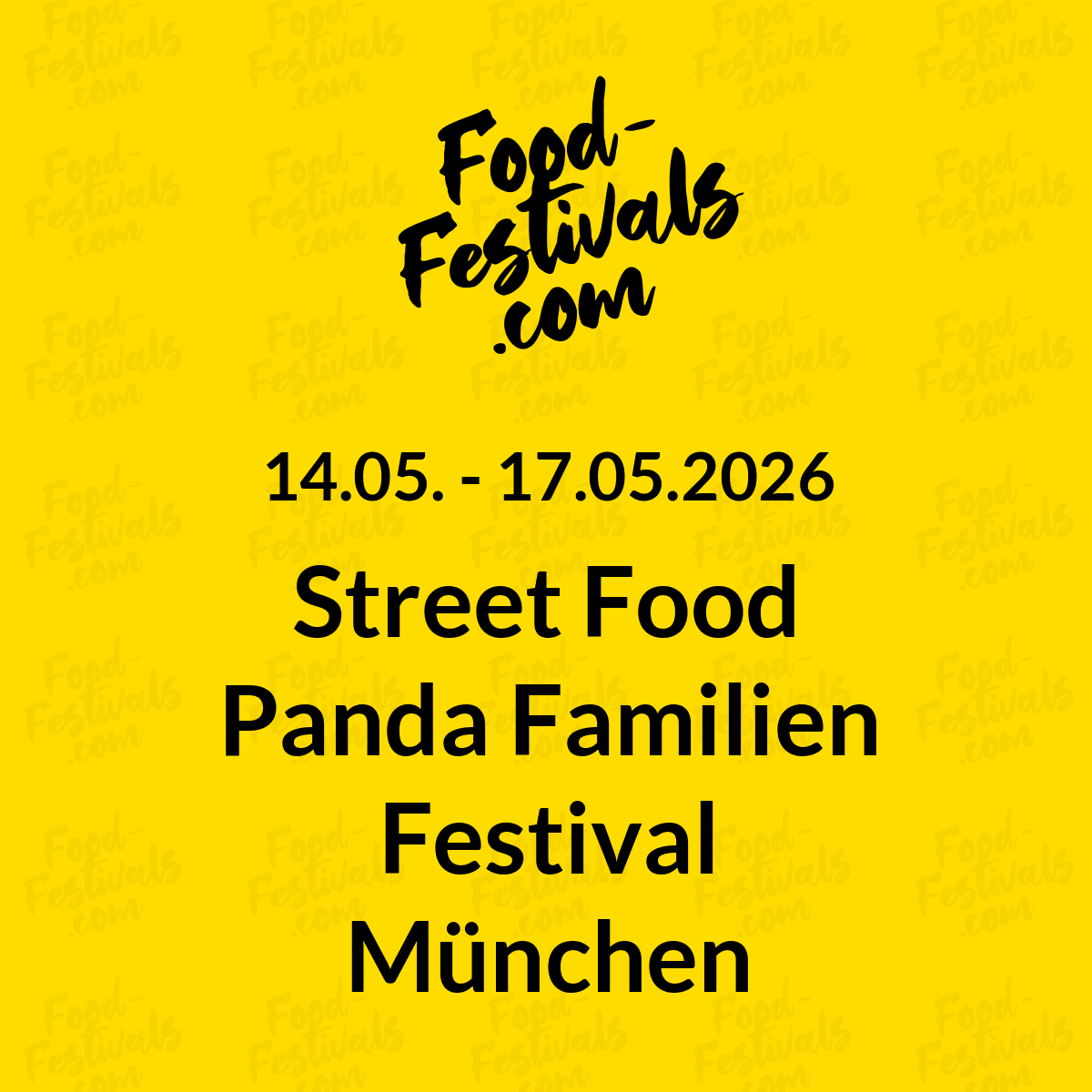 Street Food Panda Familien Festival München