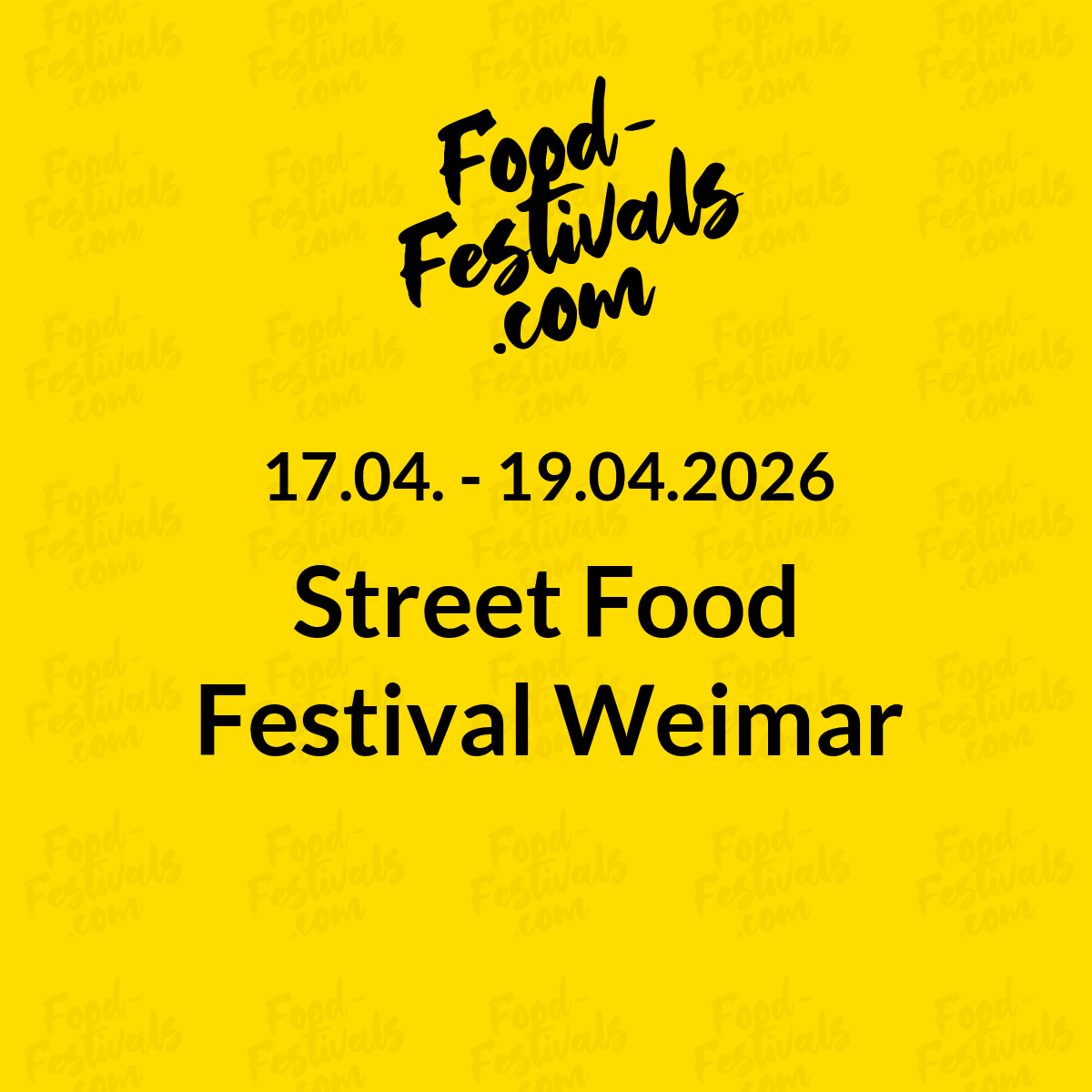 Street Food Festival Weimar