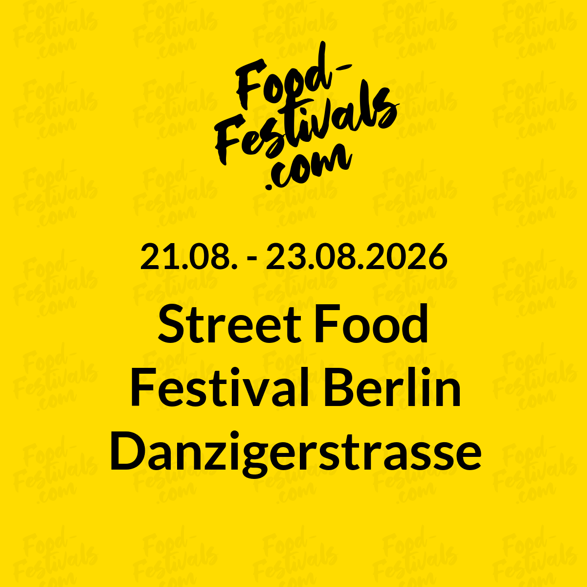 Street Food Festival Berlin Danzigerstrasse