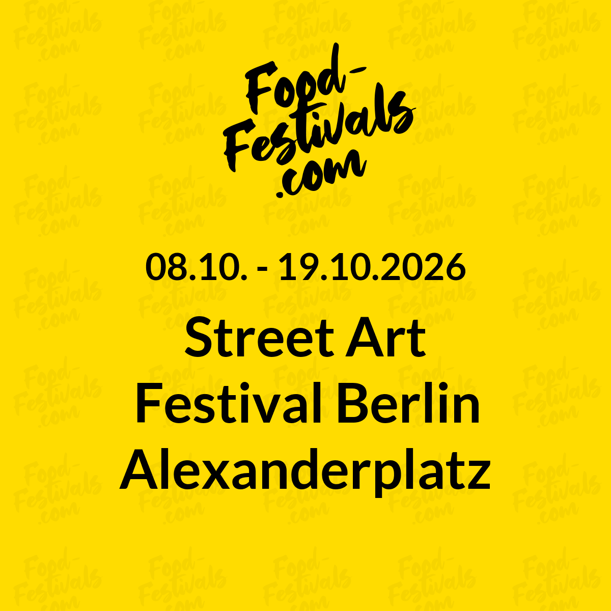 Street Art Festival Berlin Alexanderplatz