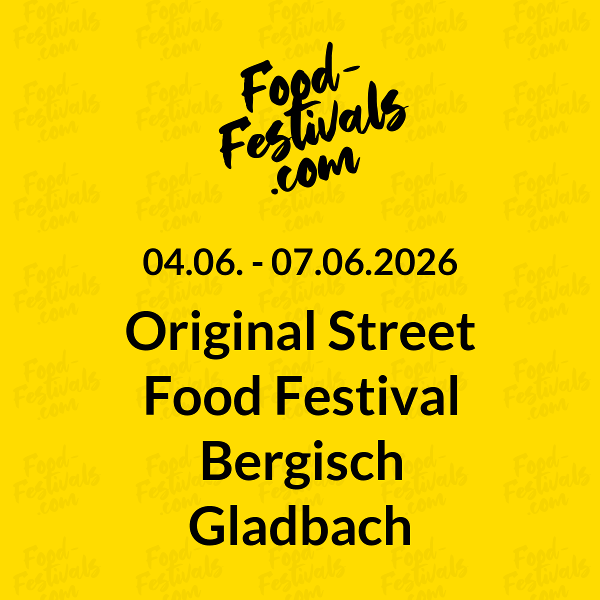 Original Street Food Festival Bergisch Gladbach