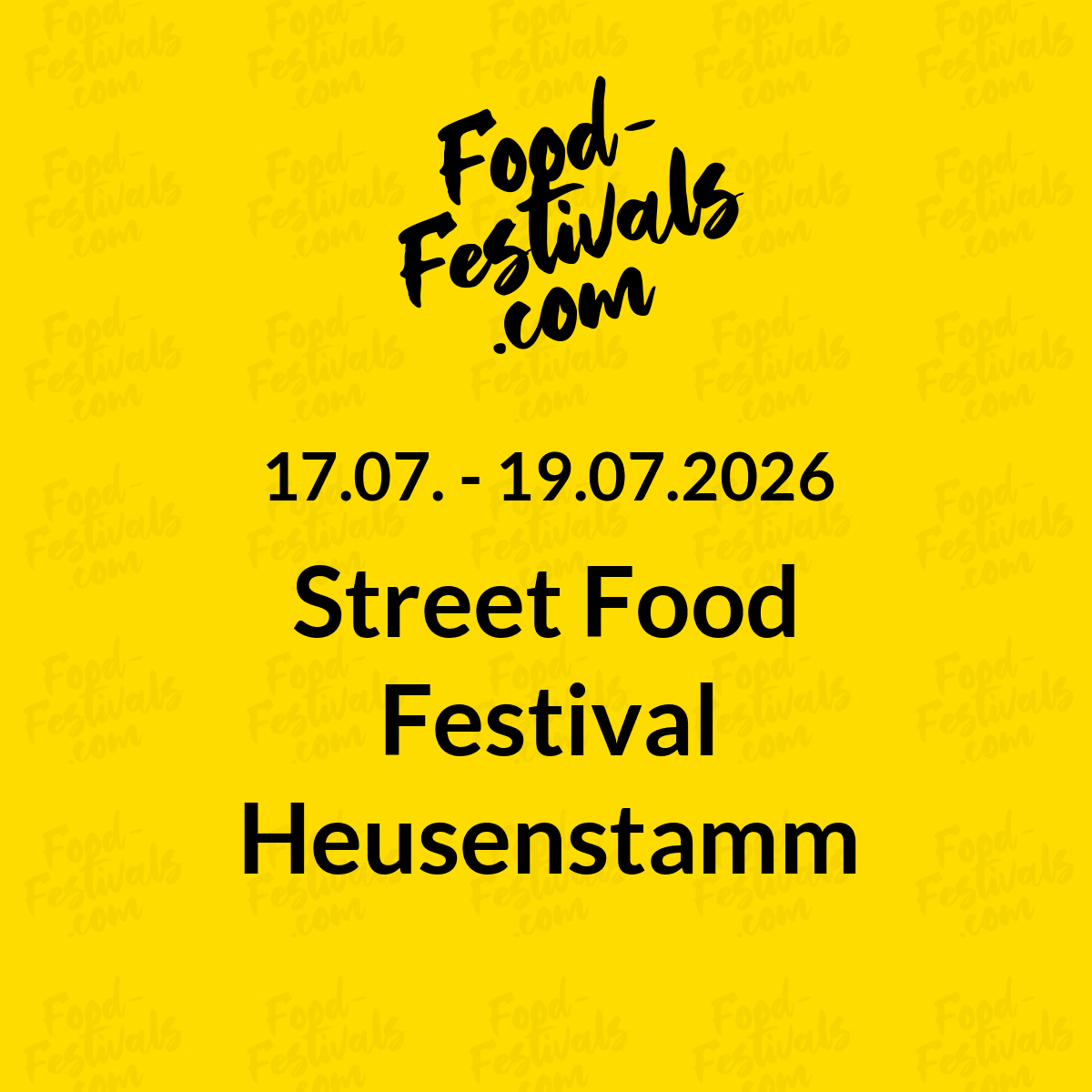 Street Food Festival Heusenstamm