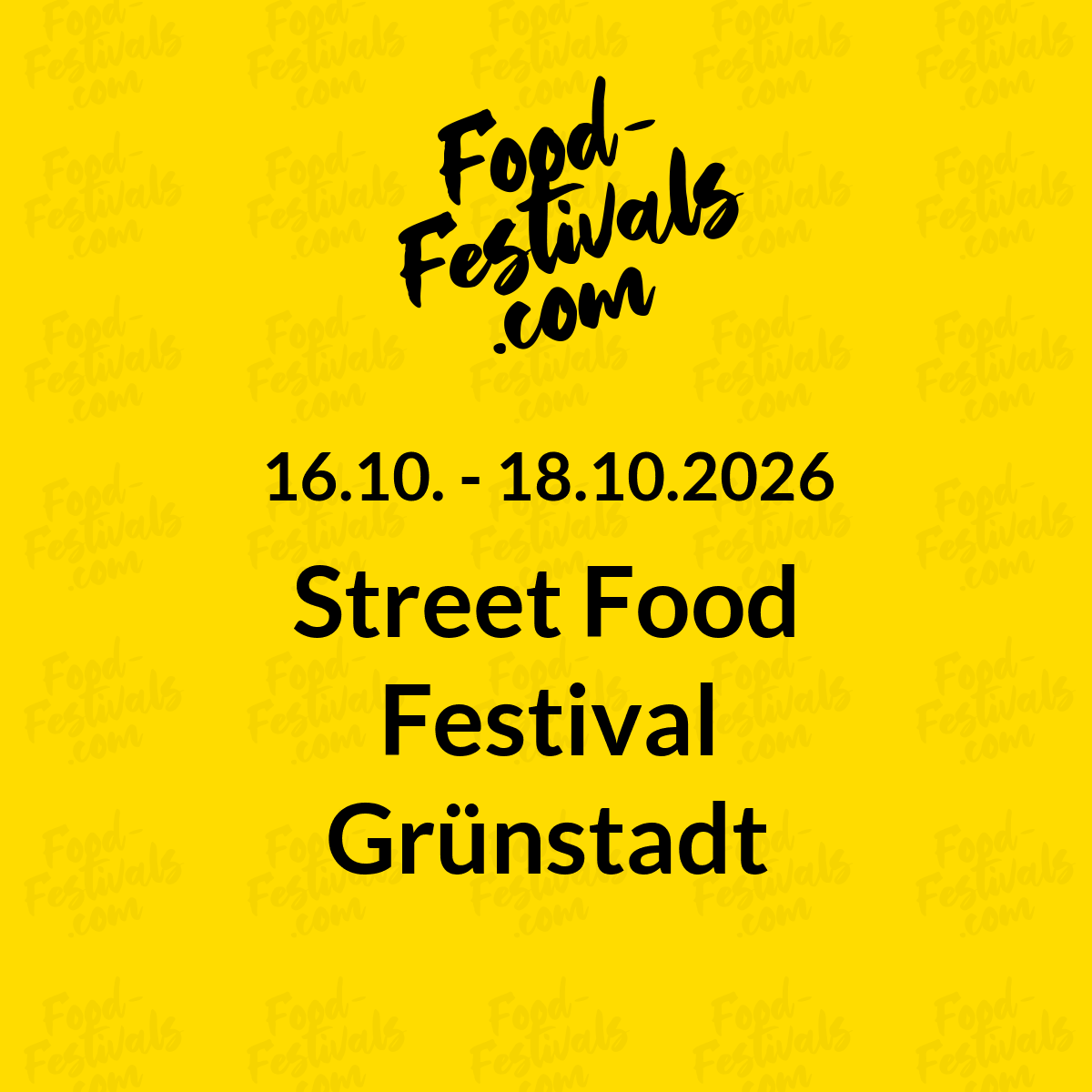 Street Food Festival Grünstadt