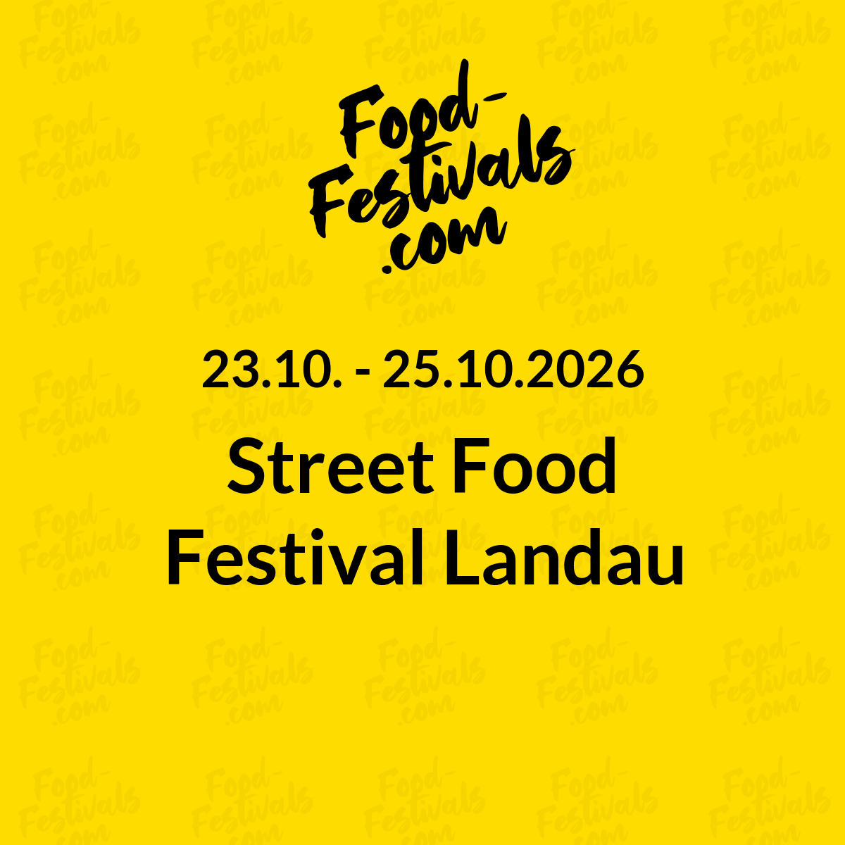 Street Food Festival Landau