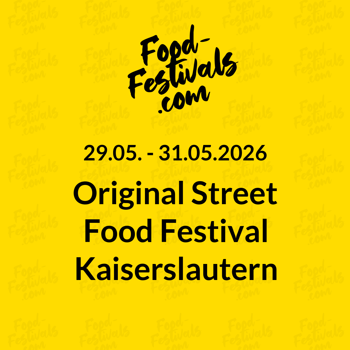 Original Street Food Festival Kaiserslautern