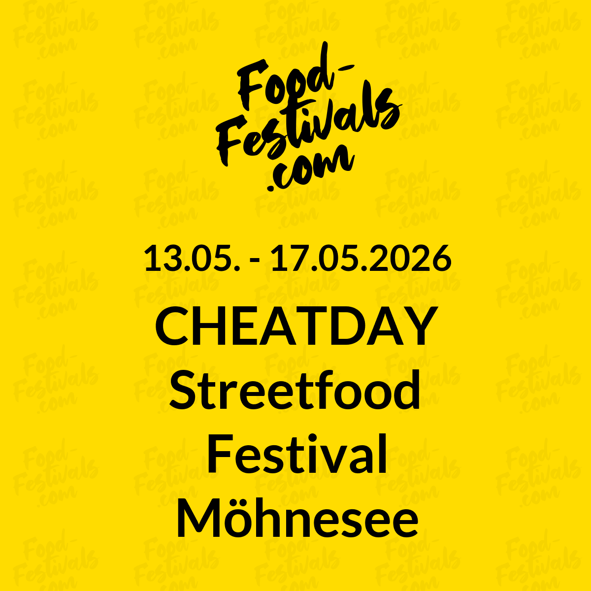 CHEATDAY Streetfood Festival Möhnesee
