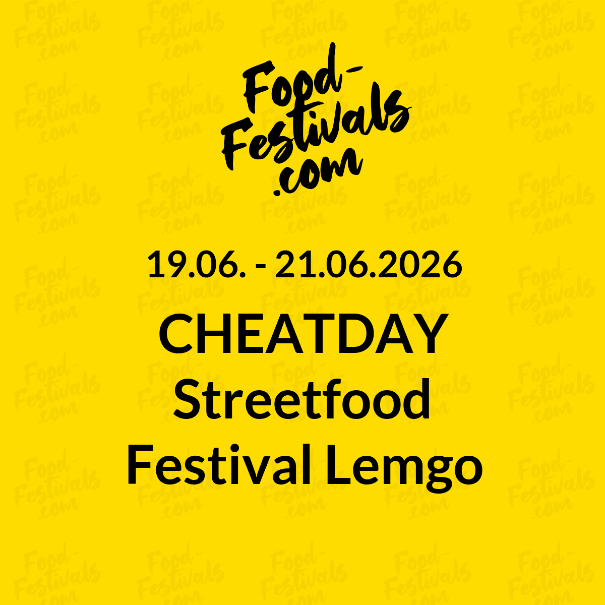 CHEATDAY Streetfood Festival Lemgo