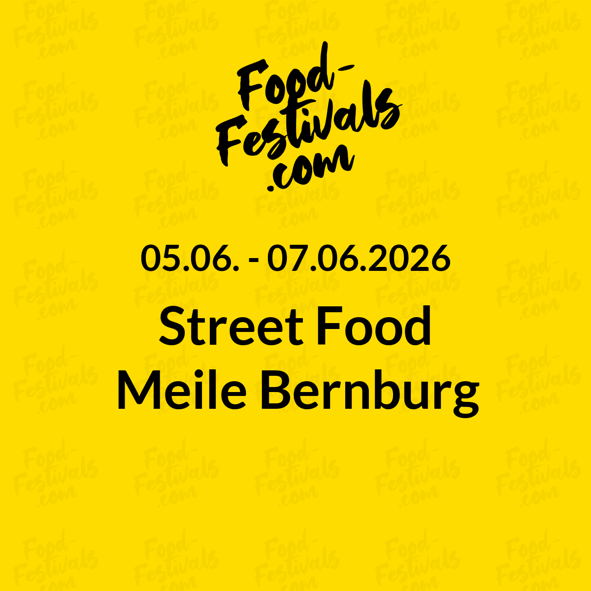 Street Food Meile Bernburg
