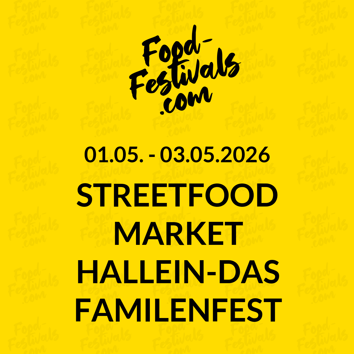 STREETFOOD MARKET HALLEIN-DAS FAMILENFEST