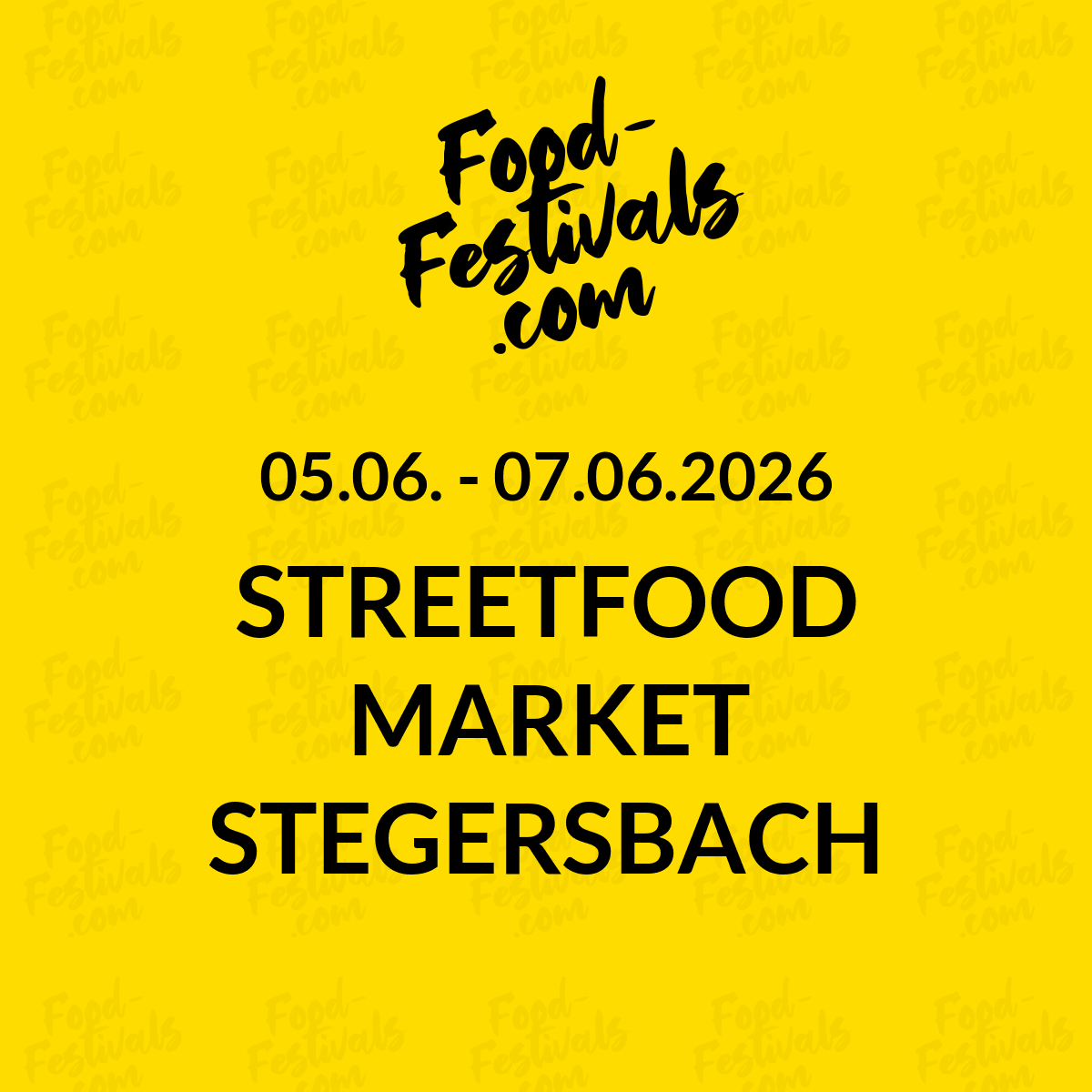 STREETFOOD MARKET STEGERSBACH