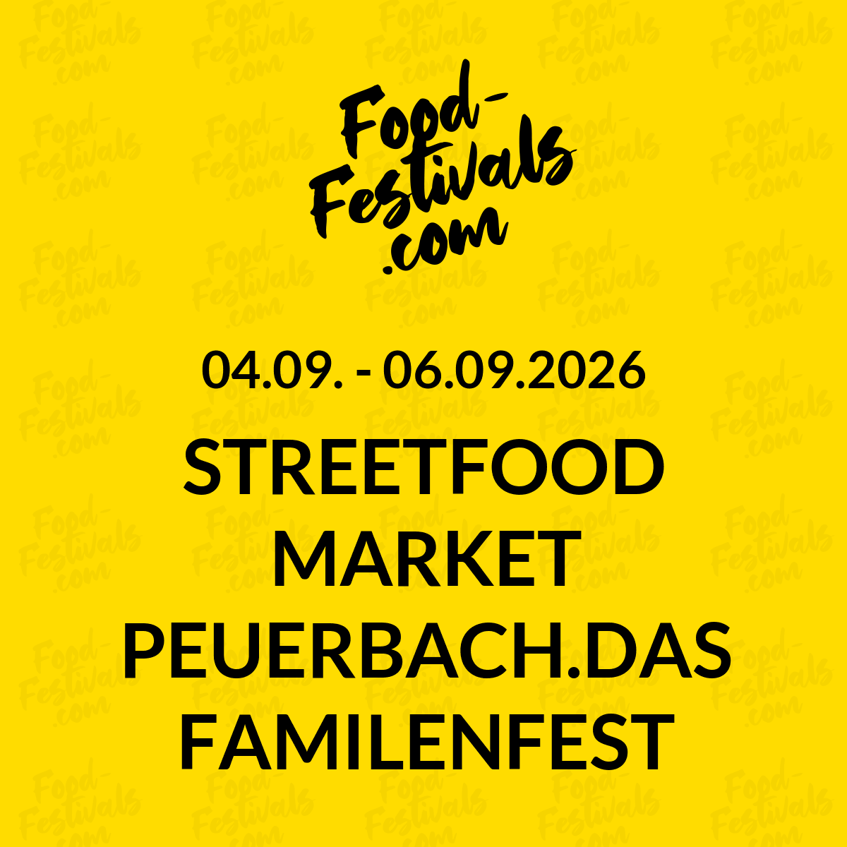 STREETFOOD MARKET PEUERBACH.DAS FAMILENFEST