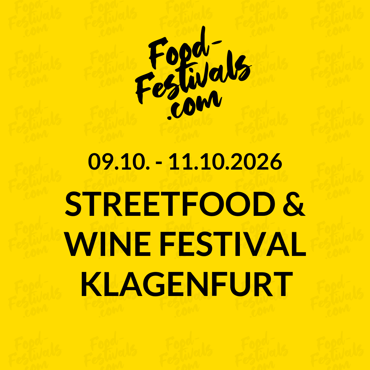 STREETFOOD & WINE FESTIVAL KLAGENFURT