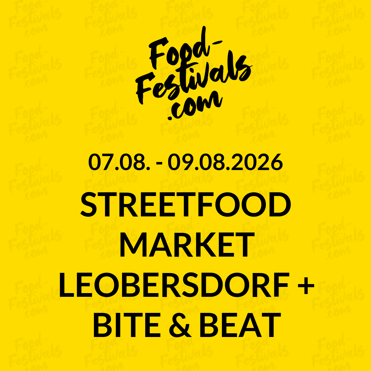 STREETFOOD MARKET LEOBERSDORF + BITE & BEAT