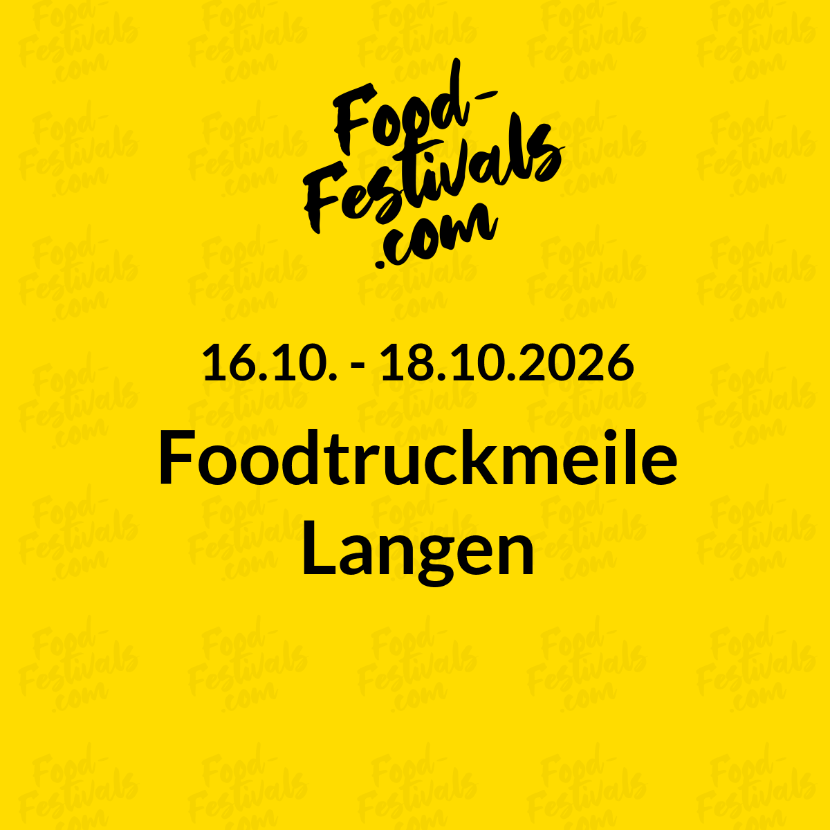 Foodtruckmeile Langen