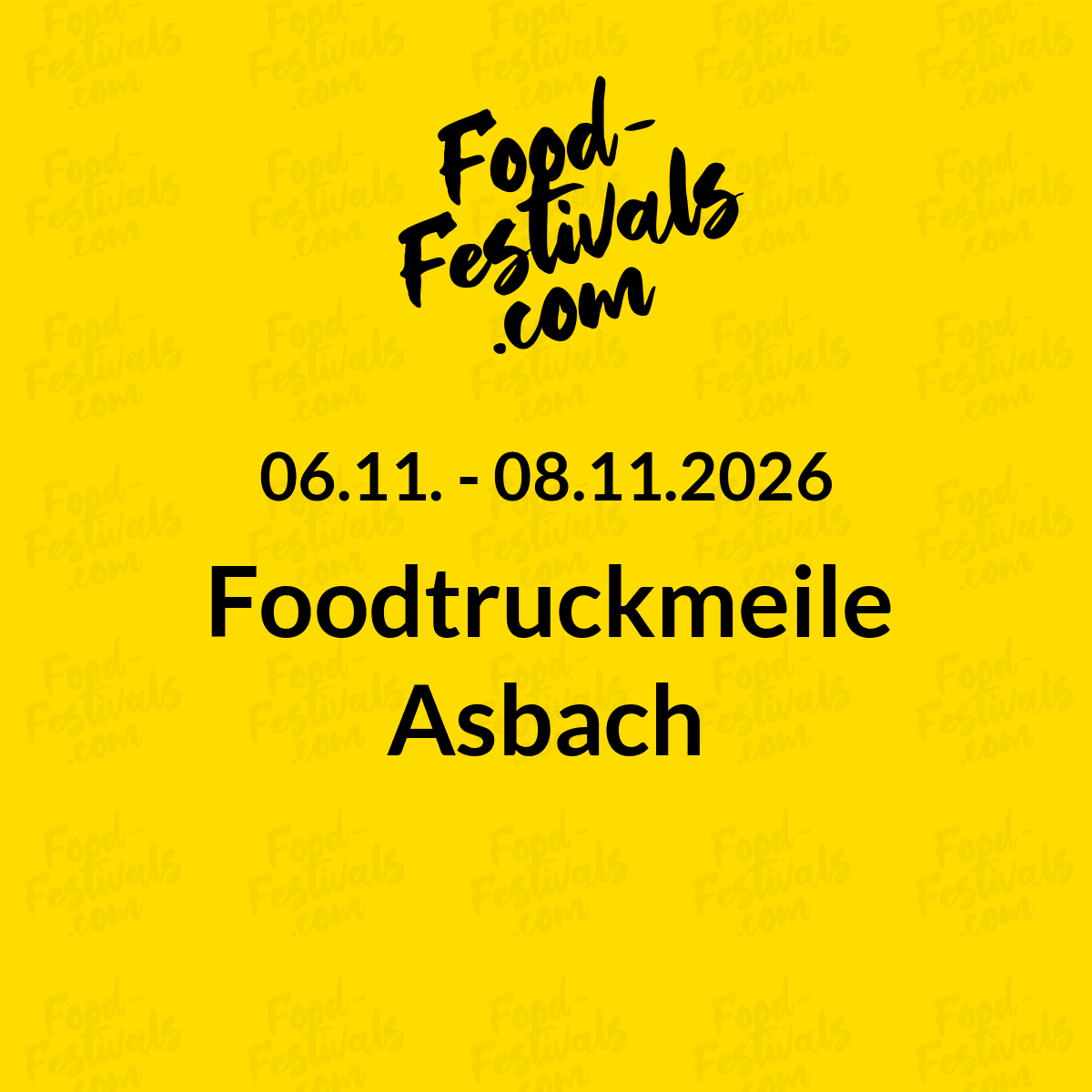 Foodtruckmeile Asbach