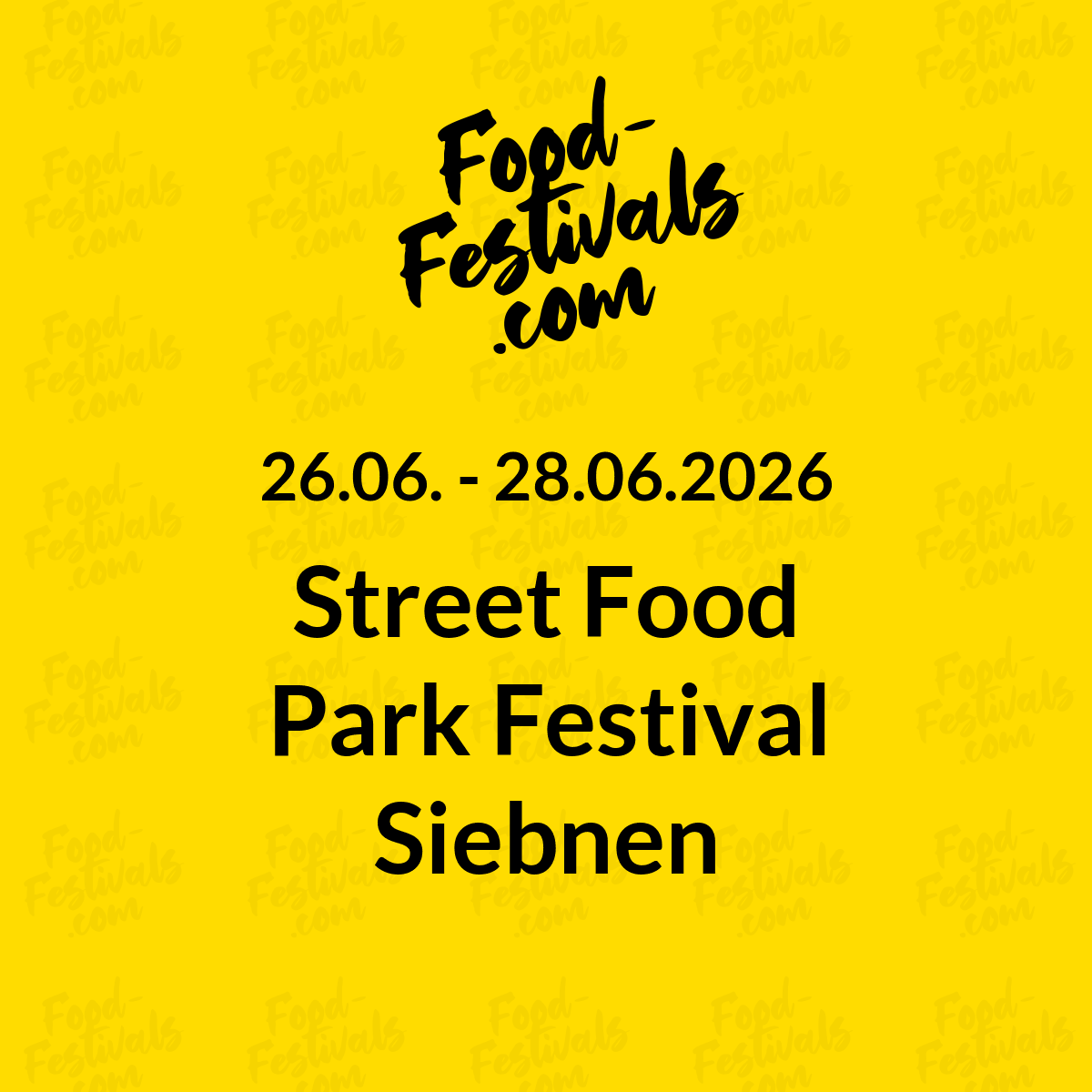 Street Food Park Festival Siebnen