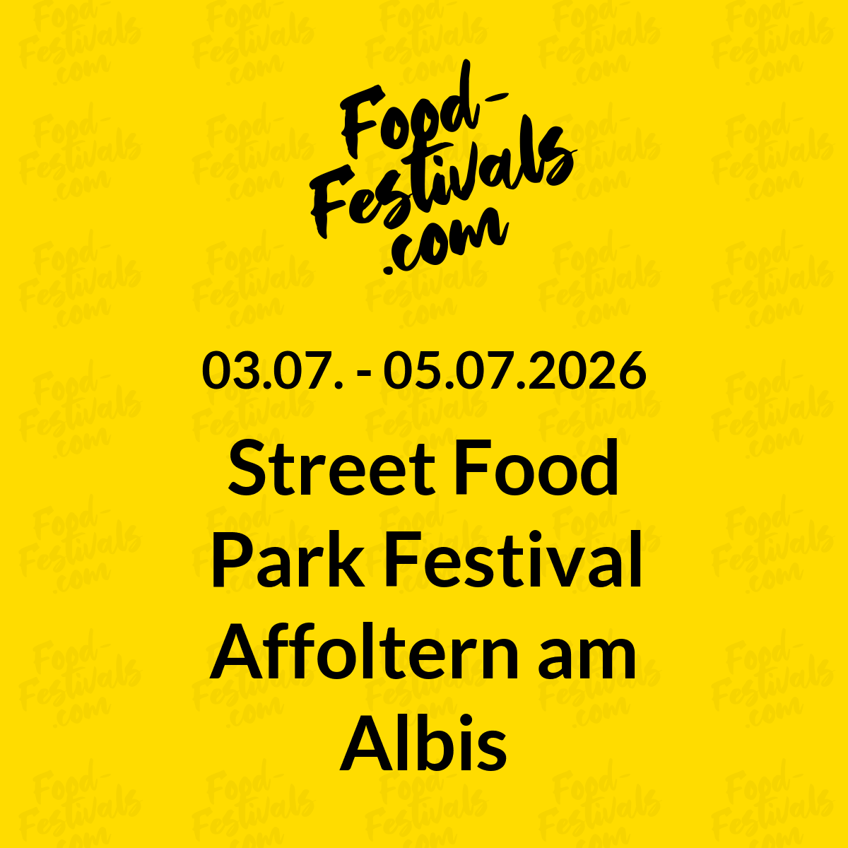 Street Food Park Festival Affoltern am Albis