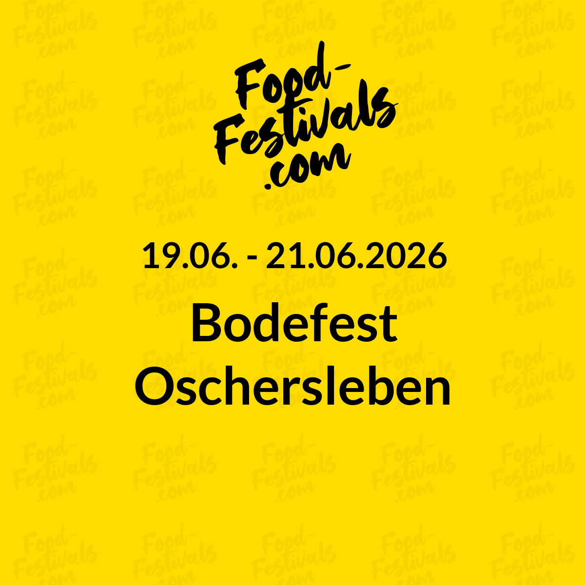 Bodefest Oschersleben