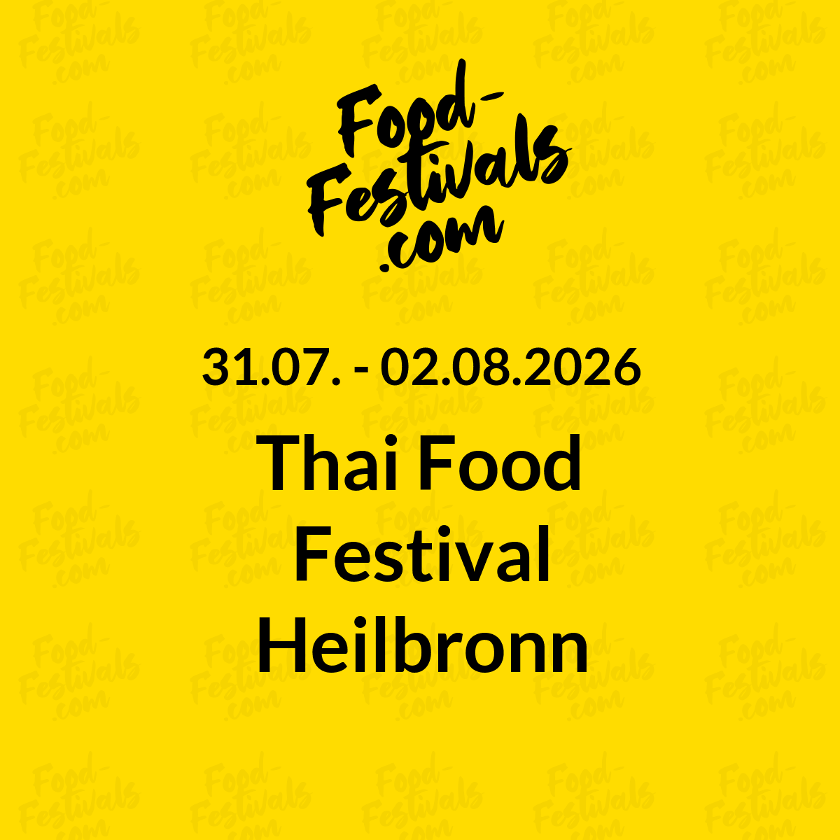 Thai Food Festival Heilbronn