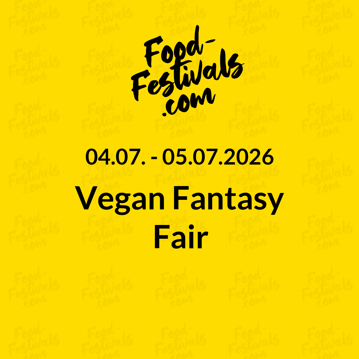 Vegan Fantasy Fair