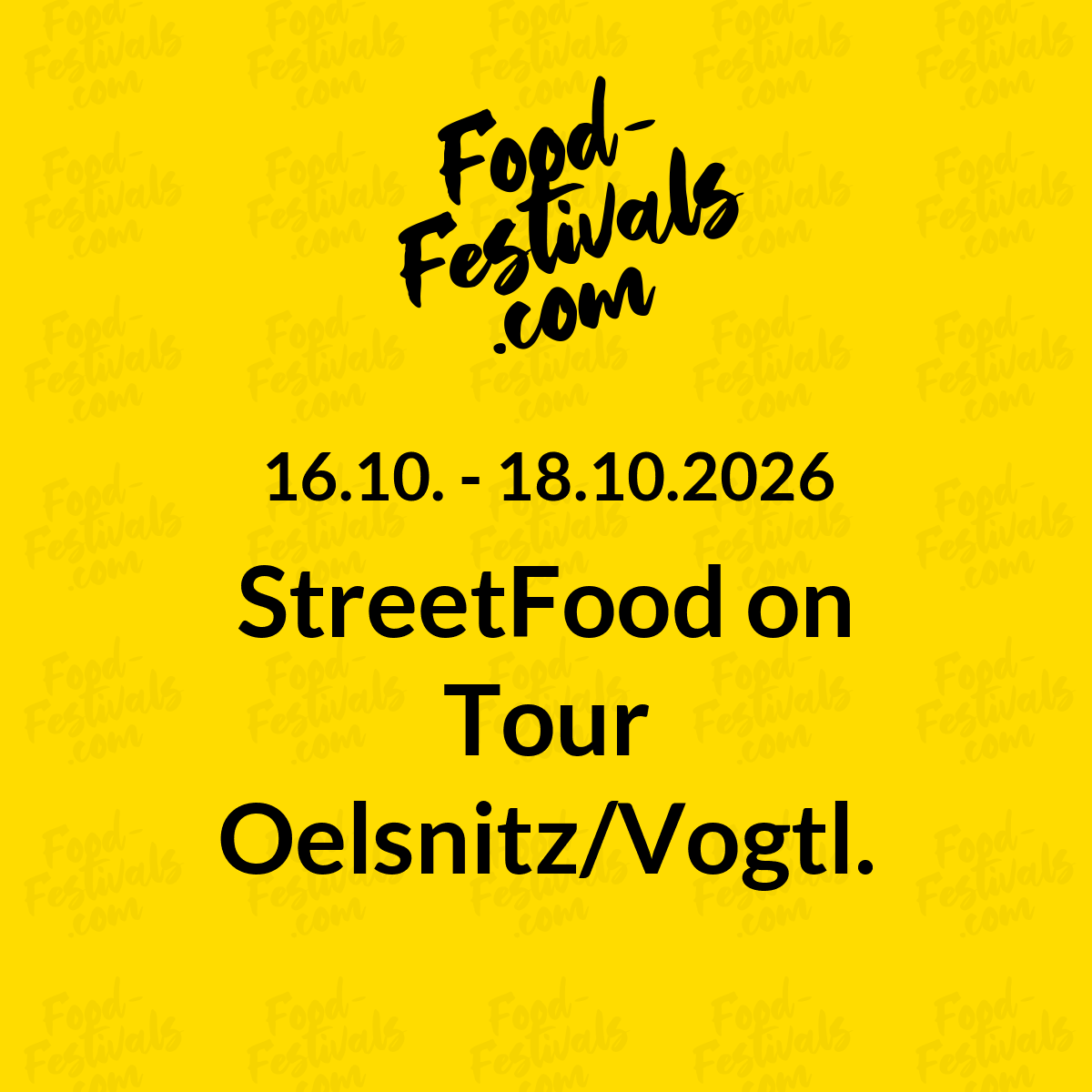 StreetFood on Tour Oelsnitz/Vogtl.