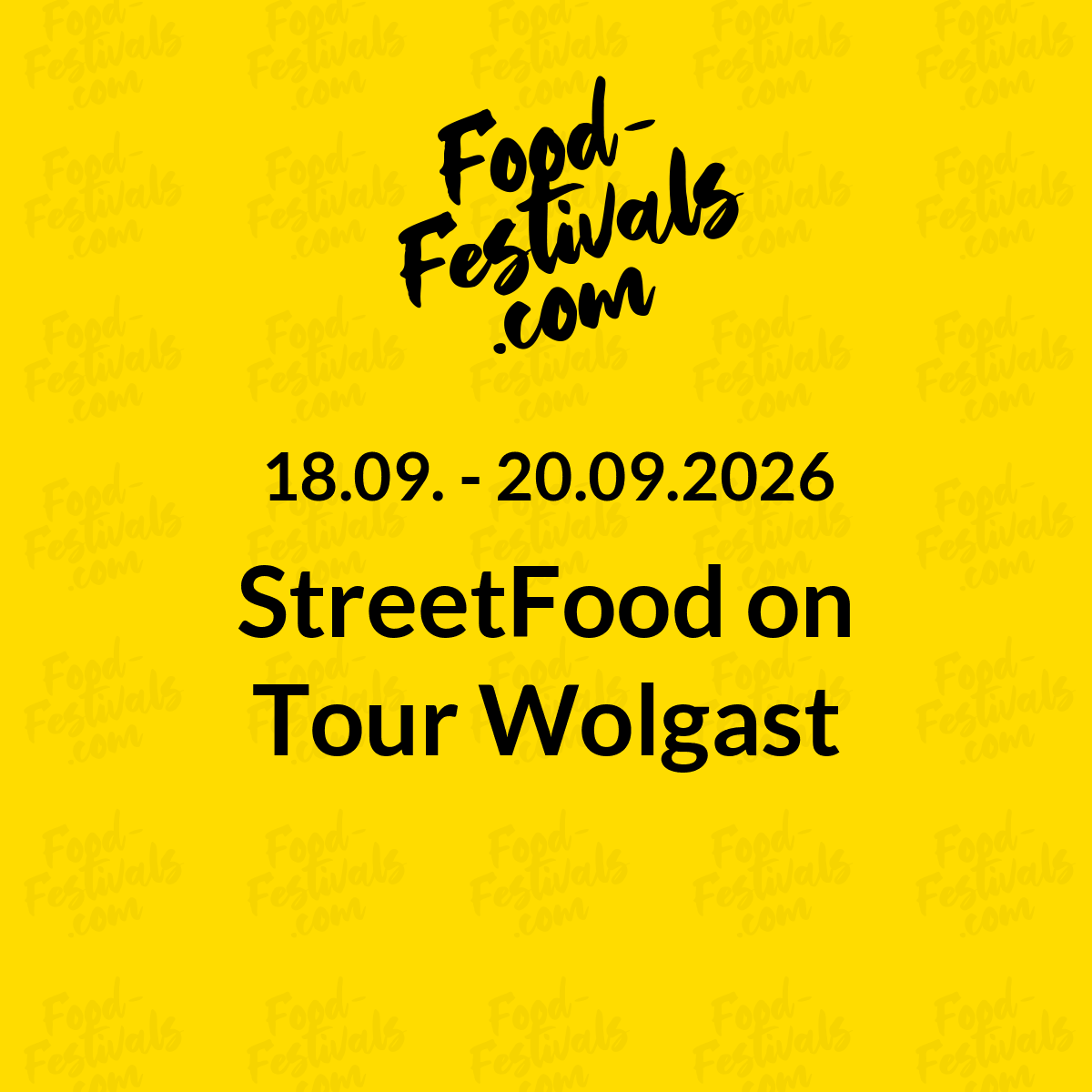 StreetFood on Tour Wolgast