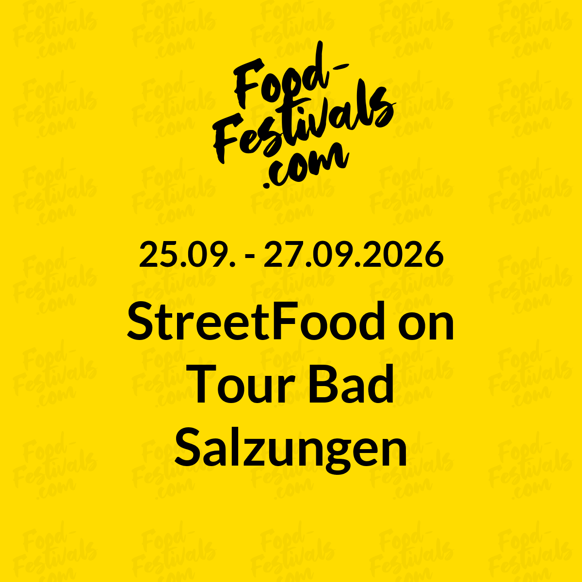 StreetFood on Tour Bad Salzungen