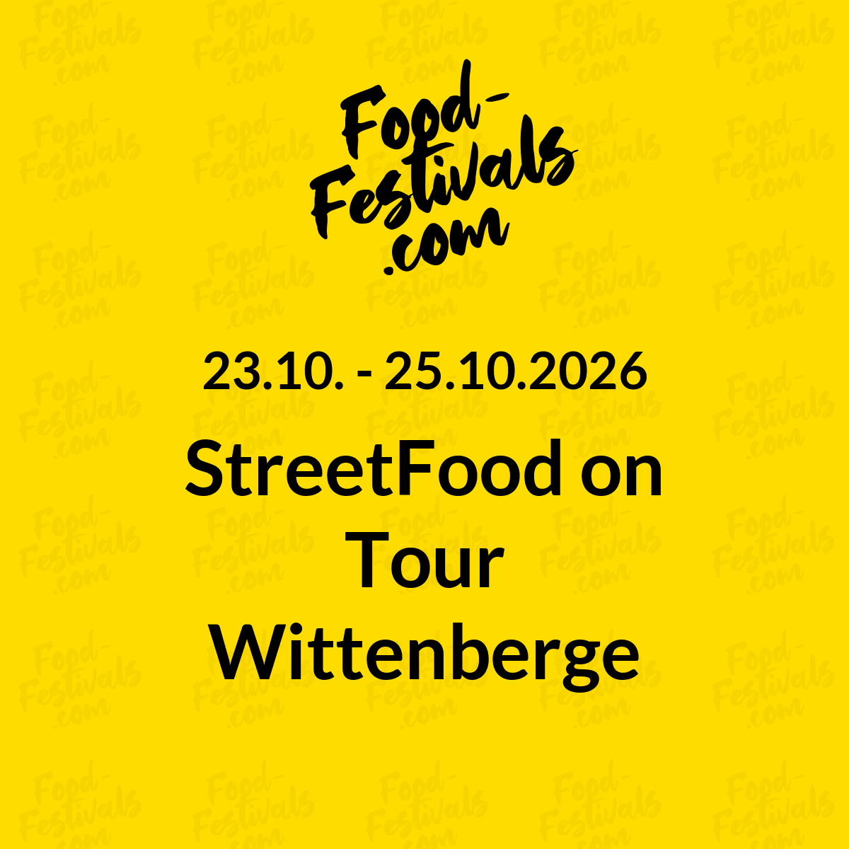 StreetFood on Tour Wittenberge