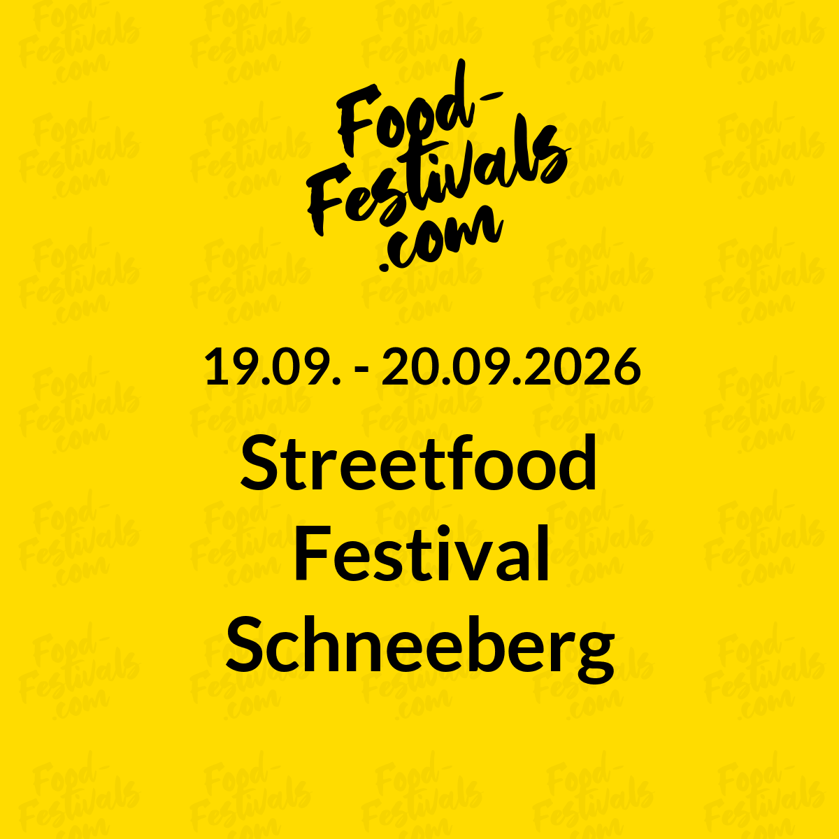 Streetfood Festival Schneeberg