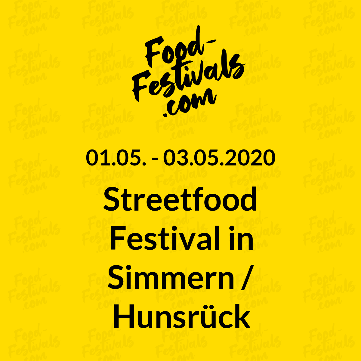 Streetfood Festival in Simmern / Hunsrück