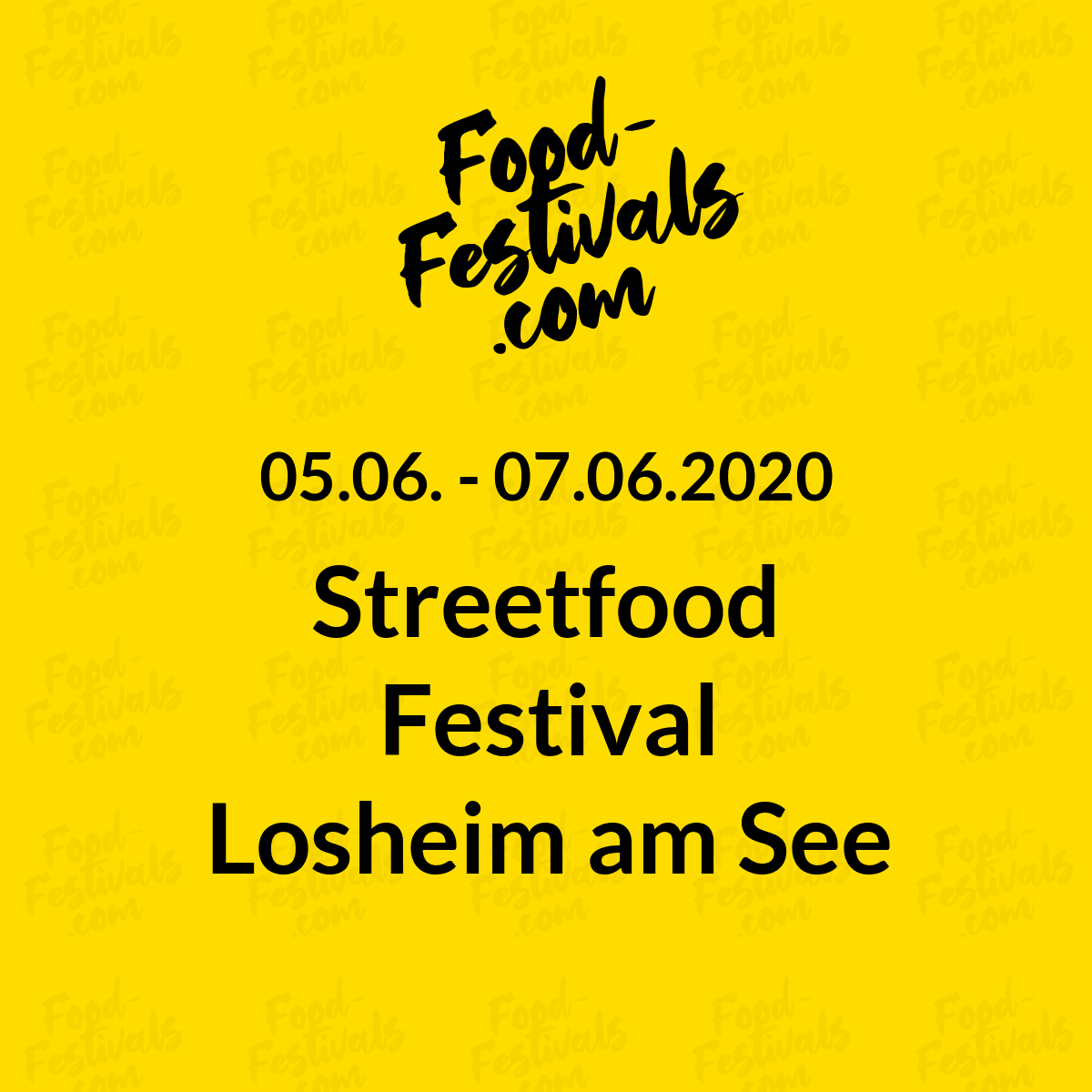Streetfood Festival Losheim am See