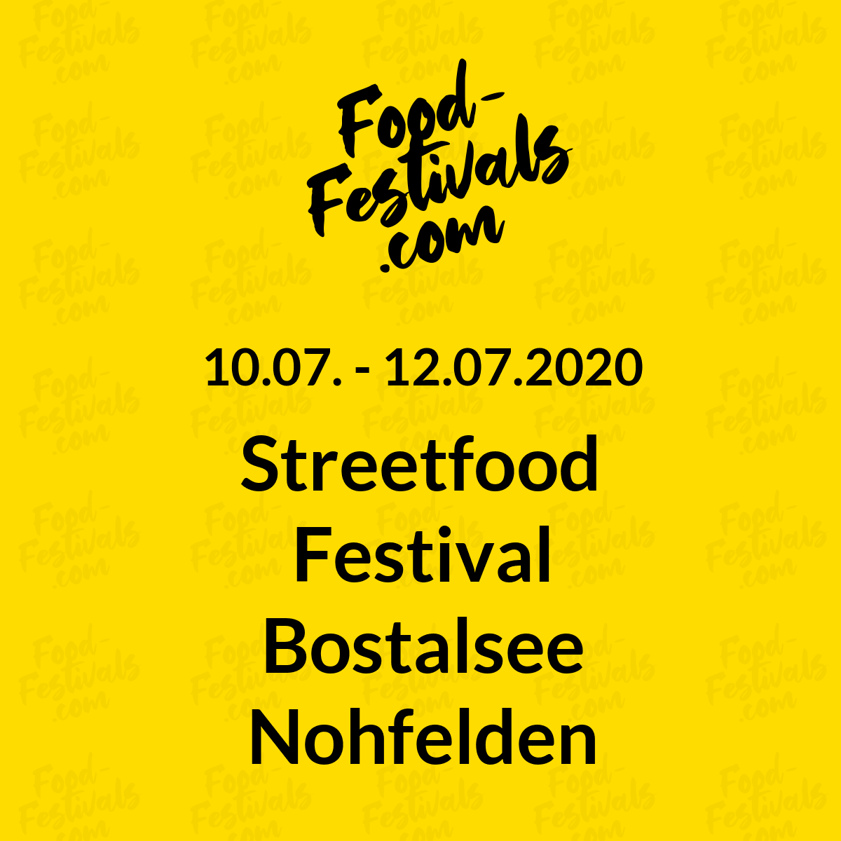 Streetfood Festival Bostalsee Nohfelden