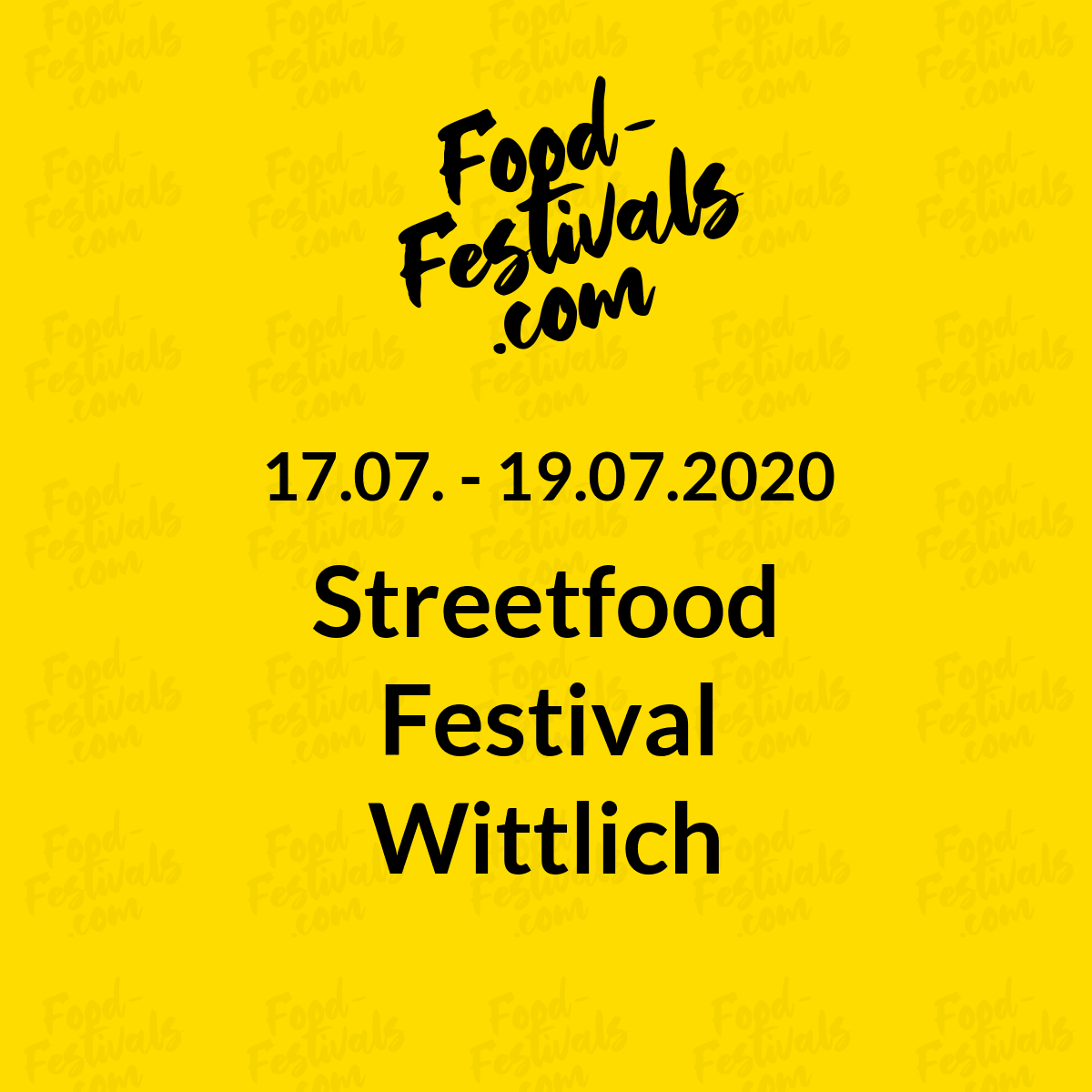 Streetfood Festival Wittlich