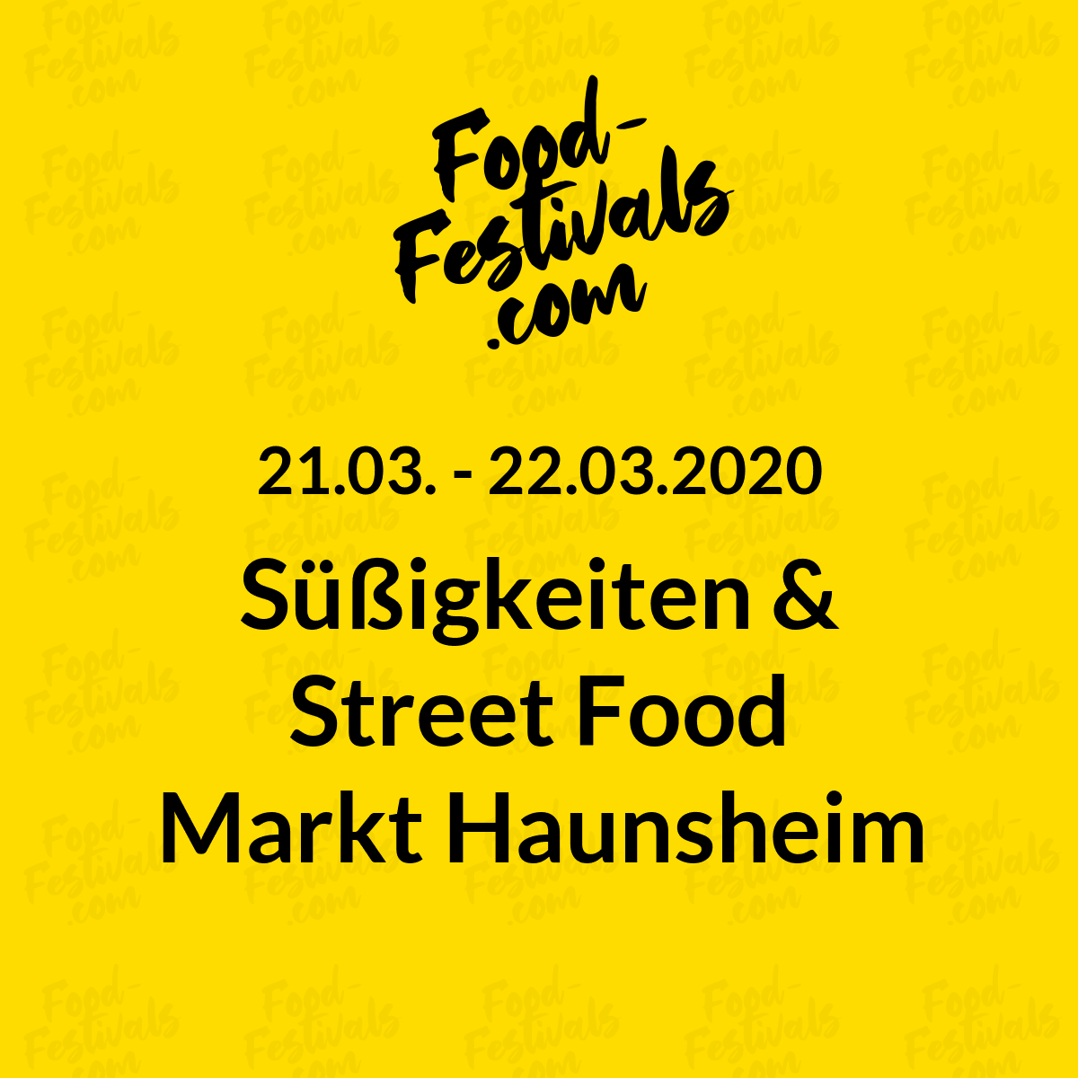 Süßigkeiten & Street Food Markt Haunsheim