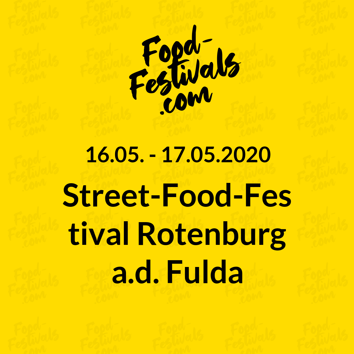 Street-Food-Festival Rotenburg a.d. Fulda