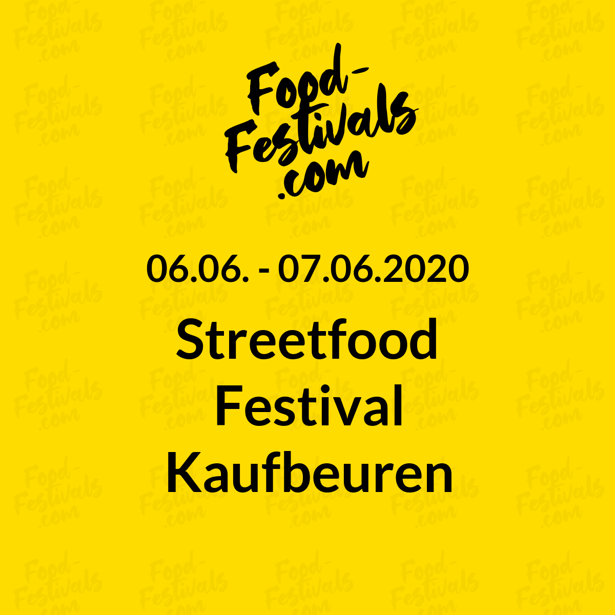 Streetfood Festival Kaufbeuren