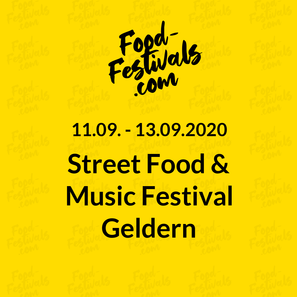 Street Food & Music Festival Geldern