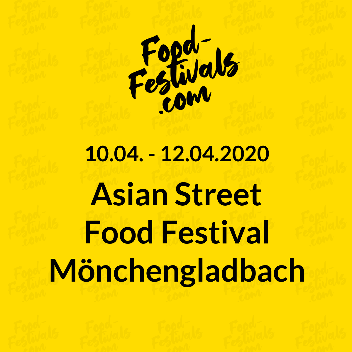 Asian Street Food Festival Mönchengladbach